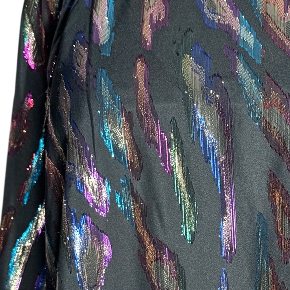 NWT Modcloth Northern Lights Dress with Multicolor Abstract Pattern - Size M - Picture 6 of 11